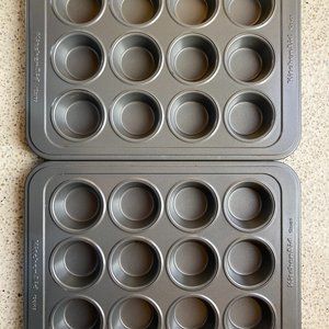 Set of 2 KitchenAid Mini Muffin Pans (12 cups)
